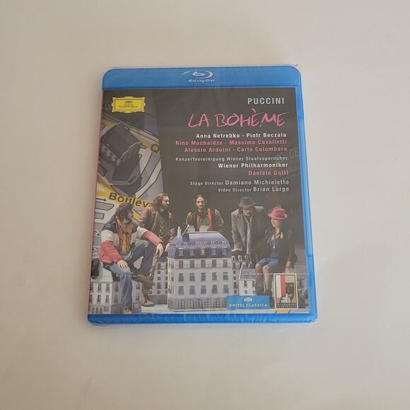 PUCCINI La Boheme Blu-ray Anna Netrebko Piotr Beczala, Nino Machaidze New sealed - Picture 1 of 6